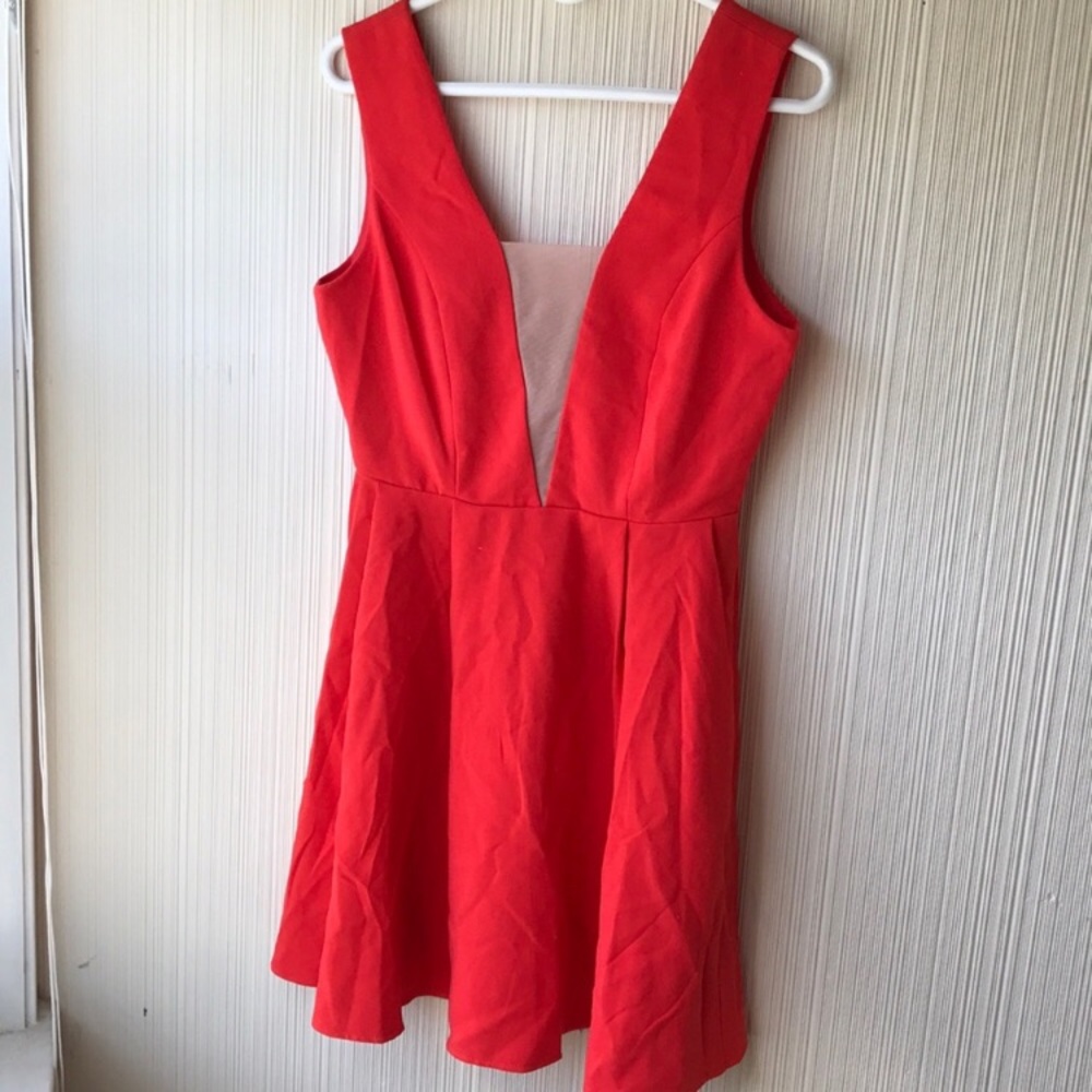 ASOS red dress